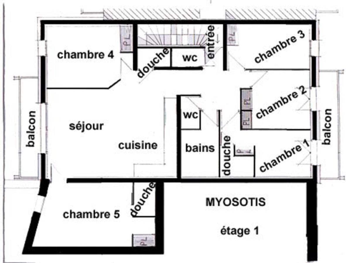 Appartement Myosotis Pour 10 Personnes 생마르탱 드 벨빌 외부 사진